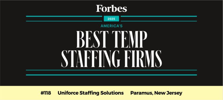 UNIFORCE named on the Forbes 2025 List of America’s Best Temp Staffing Firms
